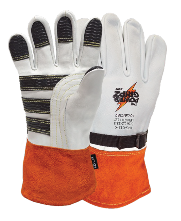 Cut-Resistant High-Voltage Leather Protector Glove