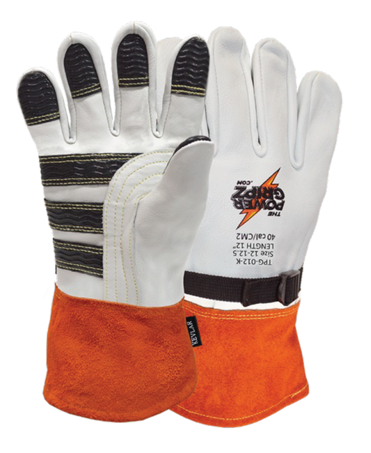 Cut-Resistant High-Voltage Leather Protector Glove