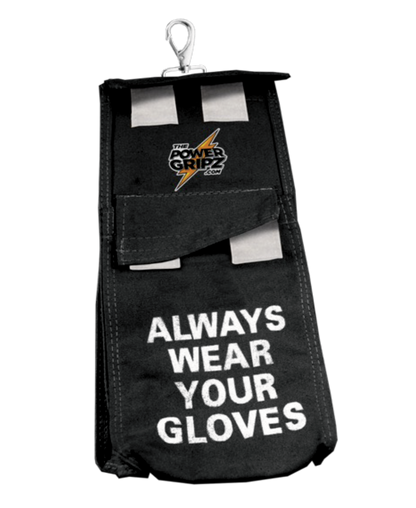 Durable Canvas Lineman Glove Bag